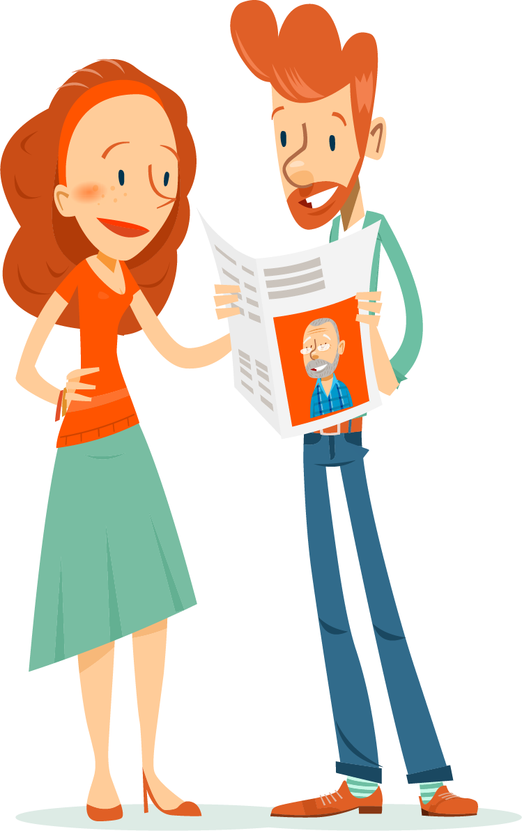 contact houden tijdens de coronacrisis met zelfgemaakte krant - Happiedays