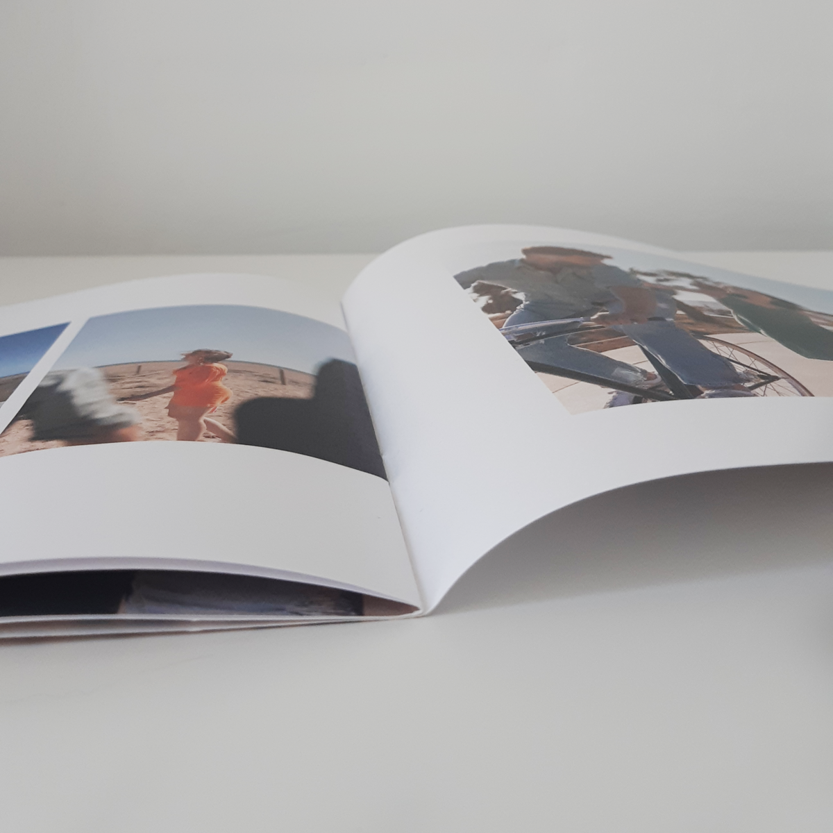 De fotoboekjes worden in vierkant formaat gedrukt - Happiedays
