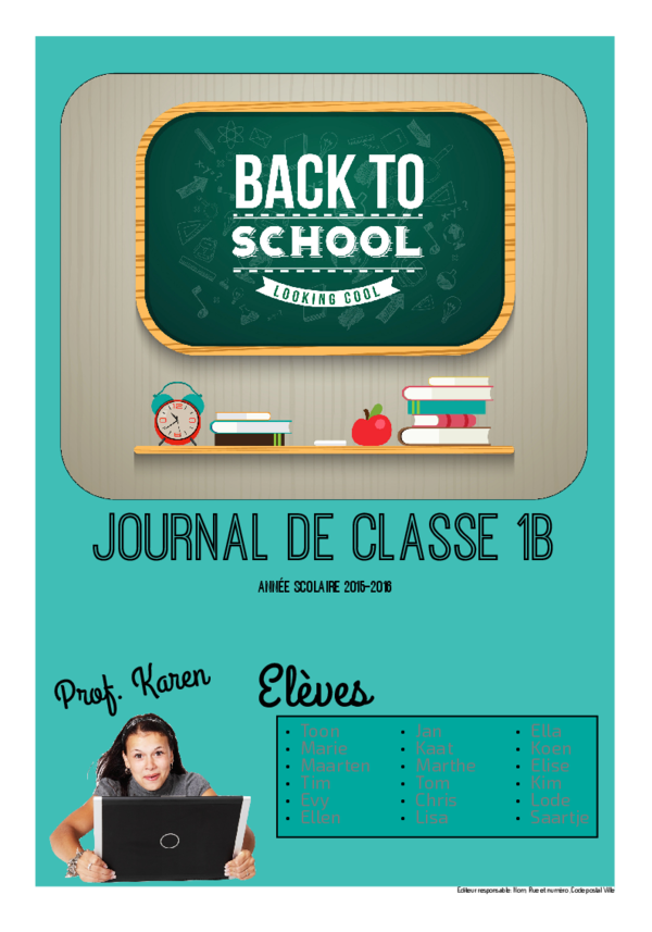 Début d'année scolaire