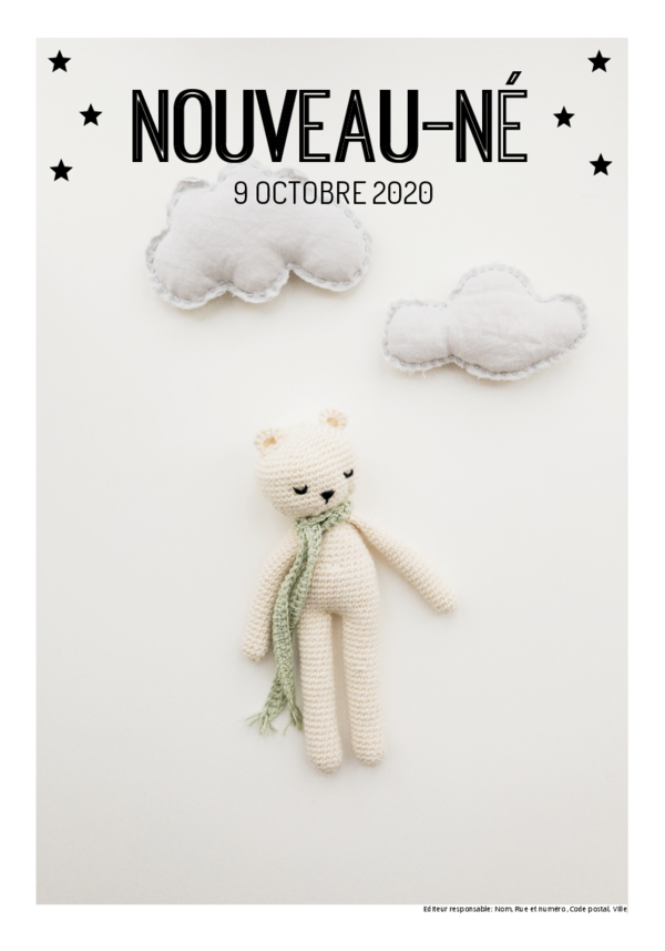 Créez votre propre journal modèle journal de naissance | Happiedays