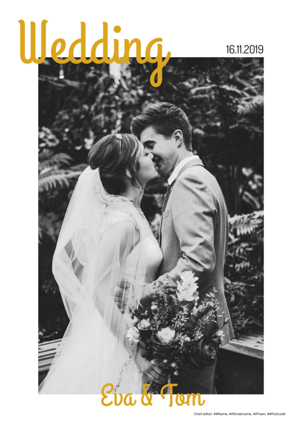 Make your own newspaper template wedding | Happiedays